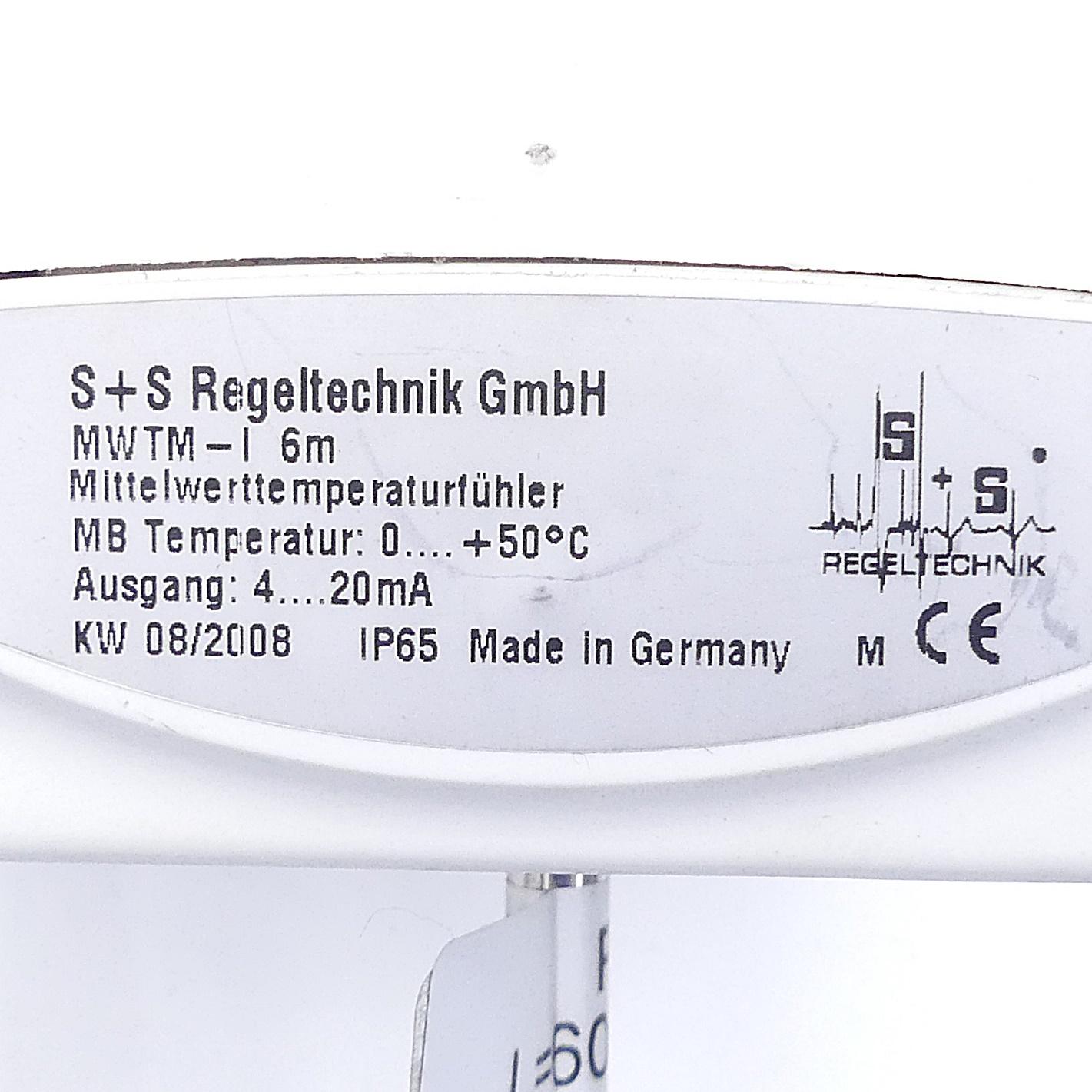 Produktfoto 2 von S+S REGELTECHNIK Temperaturmessumformer MWTM-I 6m