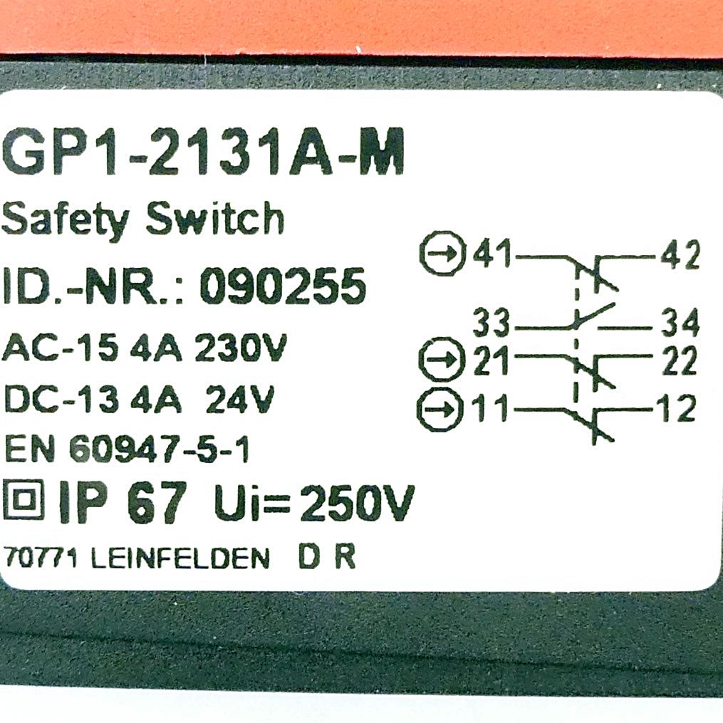 Produktfoto 2 von EUCHNER Sicherheitsschalter GP1-2131A-M