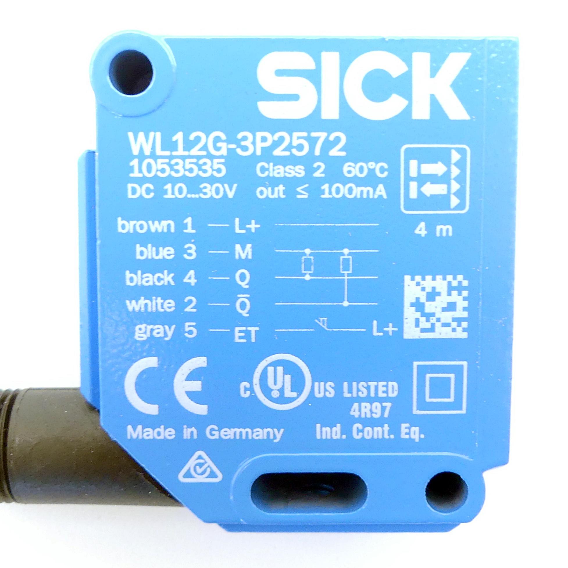 Produktfoto 2 von SICK Lichtschranke WL12G-3P2572