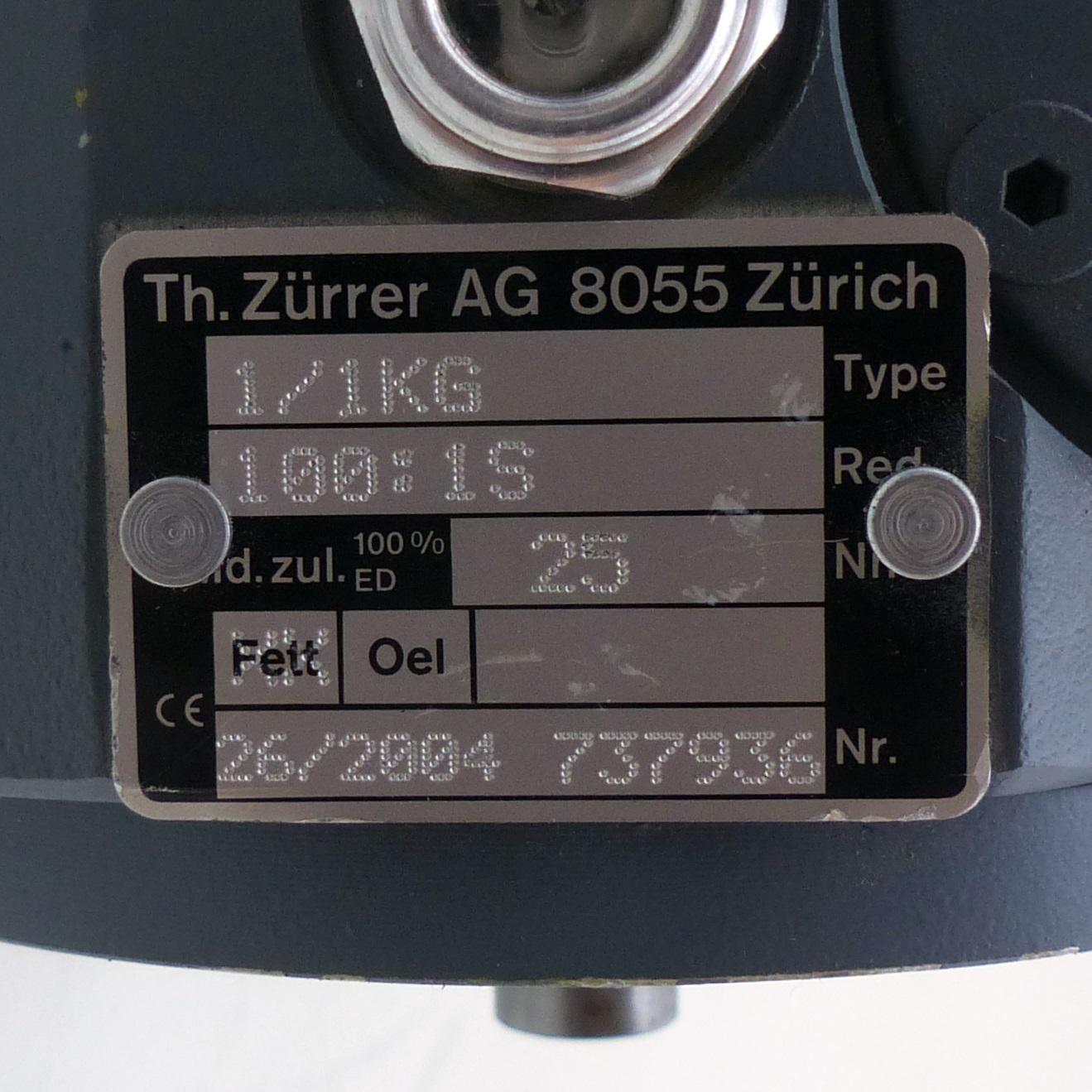 Produktfoto 2 von TH ZüRRER Getriebemotor (Gleichstrom)