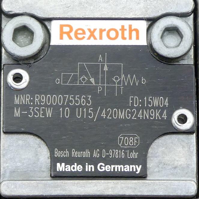 Produktfoto 2 von REXROTH 3/2 Wegeventil M-3SEW10U15/420MG24N9K4