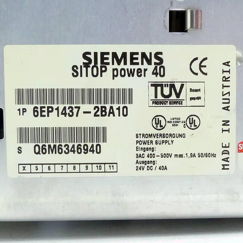 Produktfoto 2 von SIEMENS Netzgerät SITOP Power 40