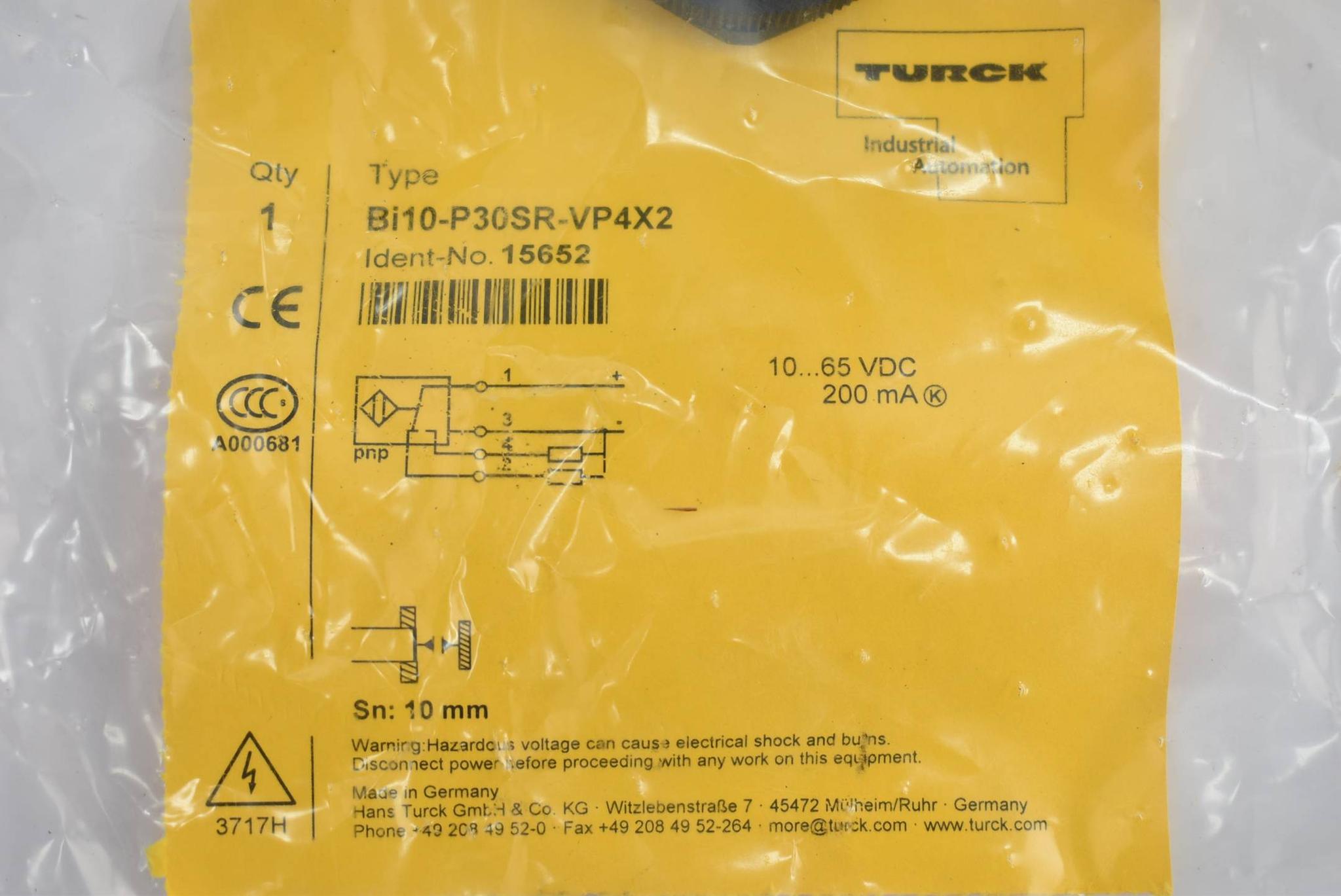 Turck induktiver Sensor Montagezubehör Bi10-P30SR-VP4X2 ( 15652 )