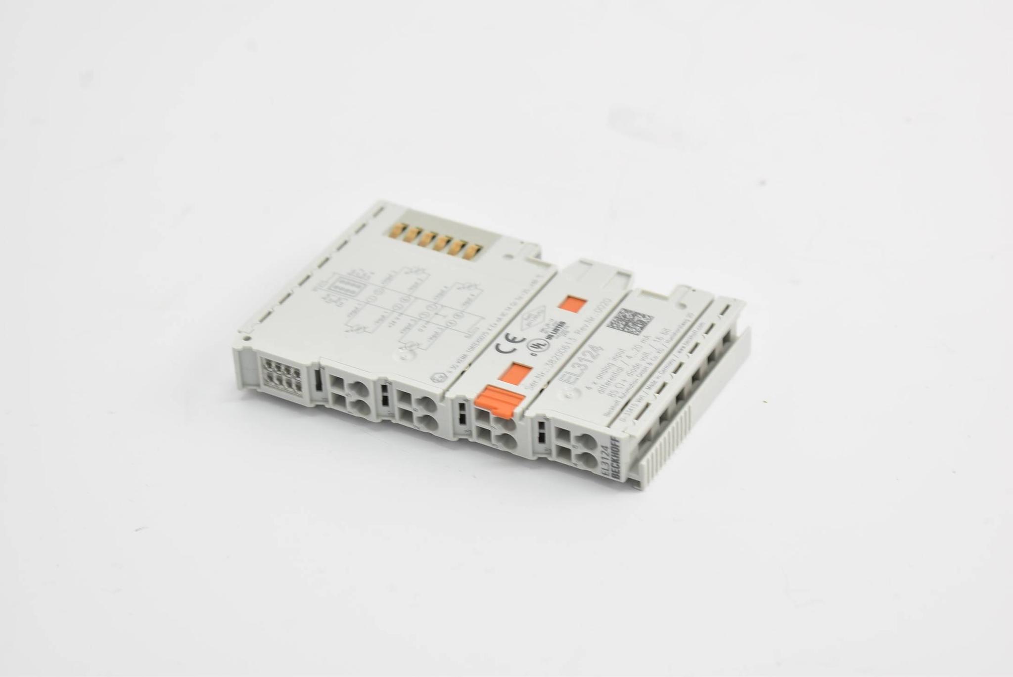 Produktfoto 1 von Beckhoff EtherCAT-Klemme 4-Kanal-Analog-Eingang EL3124 ( EL 3124 )