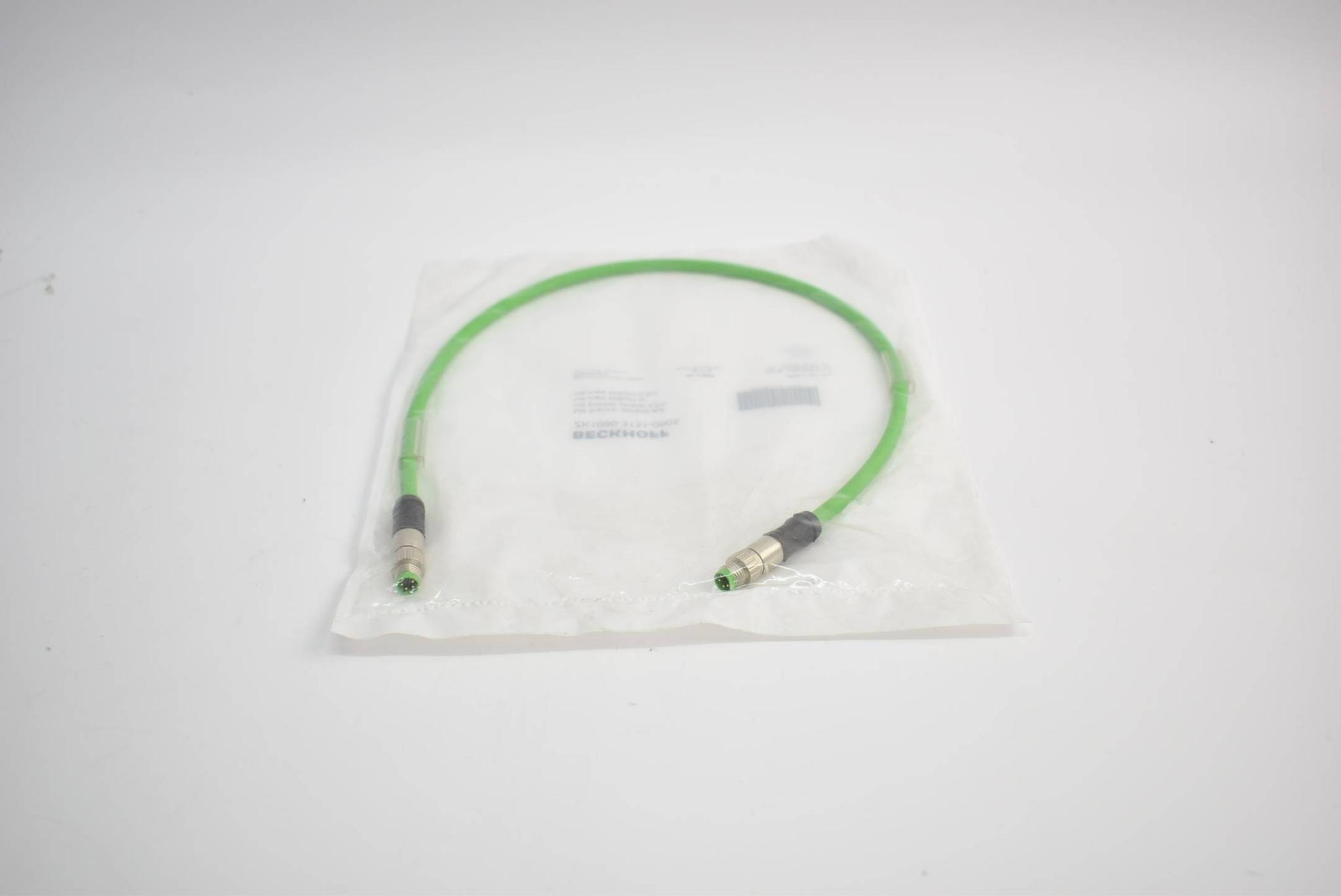 Beckhoff EtherCAT-Leitung PUR AWG 26 M8 Stecker 0,5 m ZK1090-3131-0005