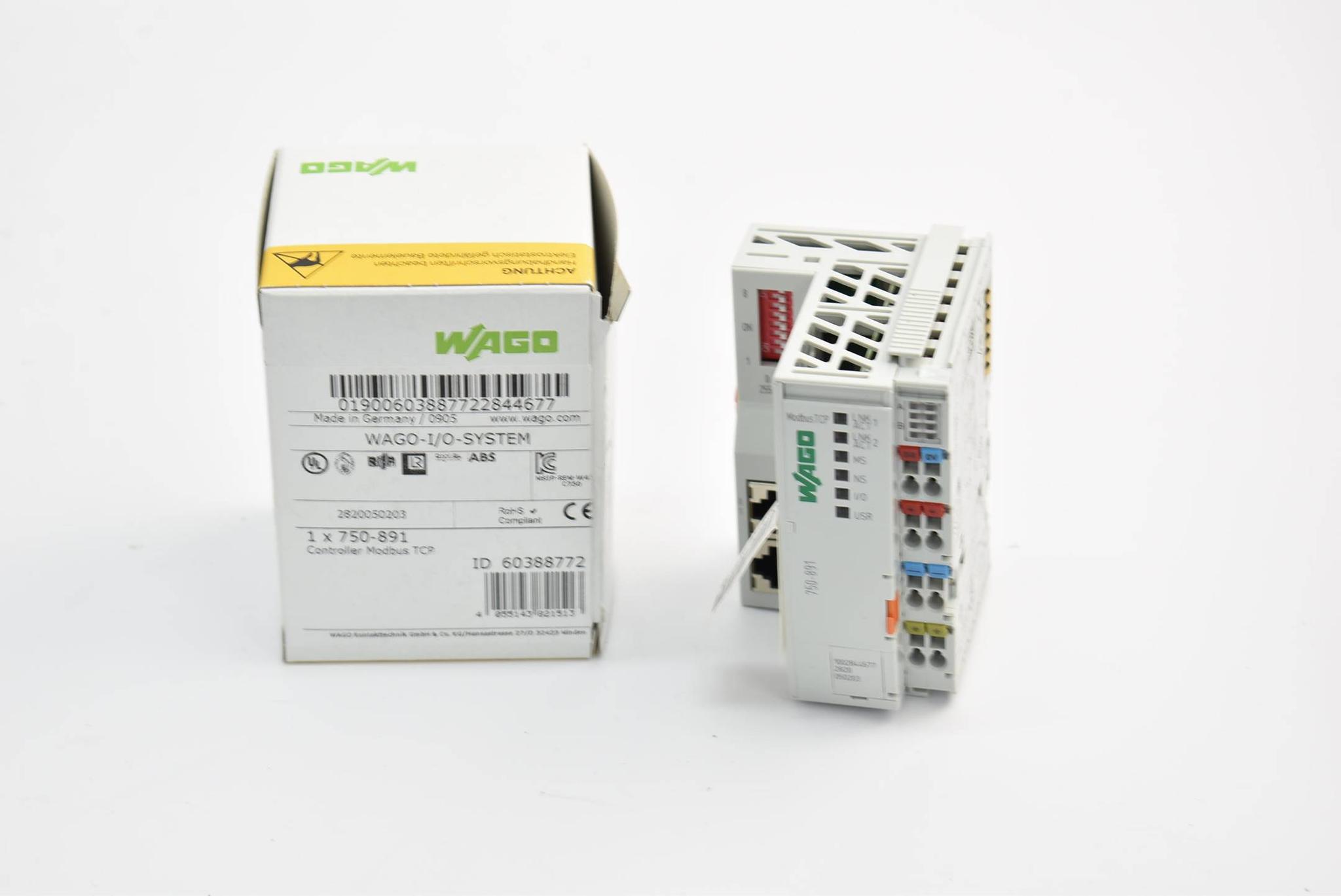 Wago I/O-System Controller Modbus TCP 750-891