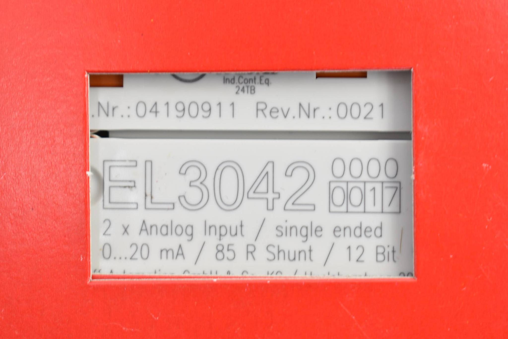 Beckhoff EtherCAT-Klemme 2-Kanal-analog-Eingang EL3042 ( EL 3042 )