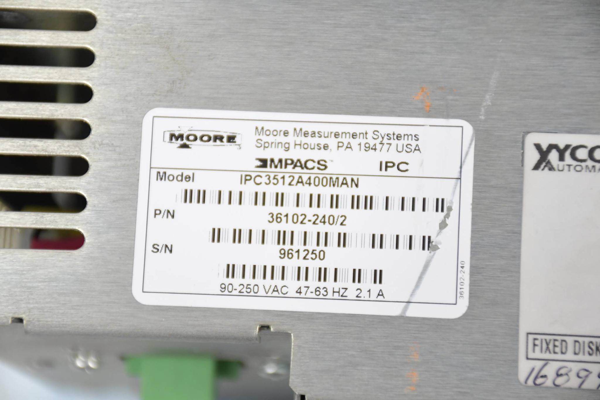 Produktfoto 4 von Moore Panel IPC3512A400MAN inkl. Xycom 3512KPT