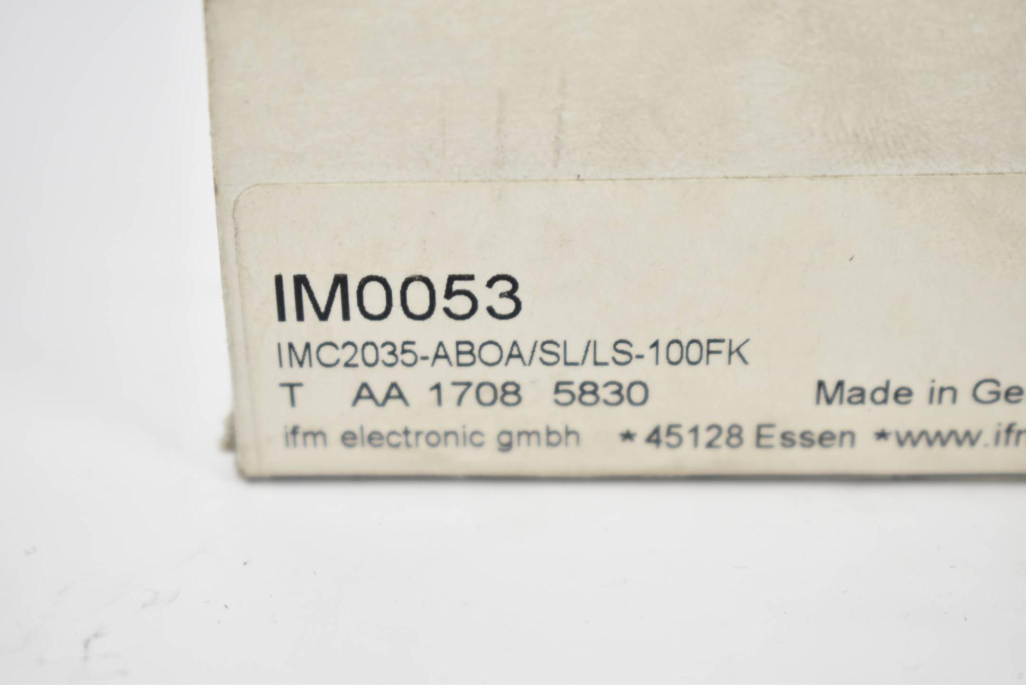 Produktfoto 3 von ifm electronic Induktiver Sensor IM0053 IMC2035-ABOA/SL/LS-100FK