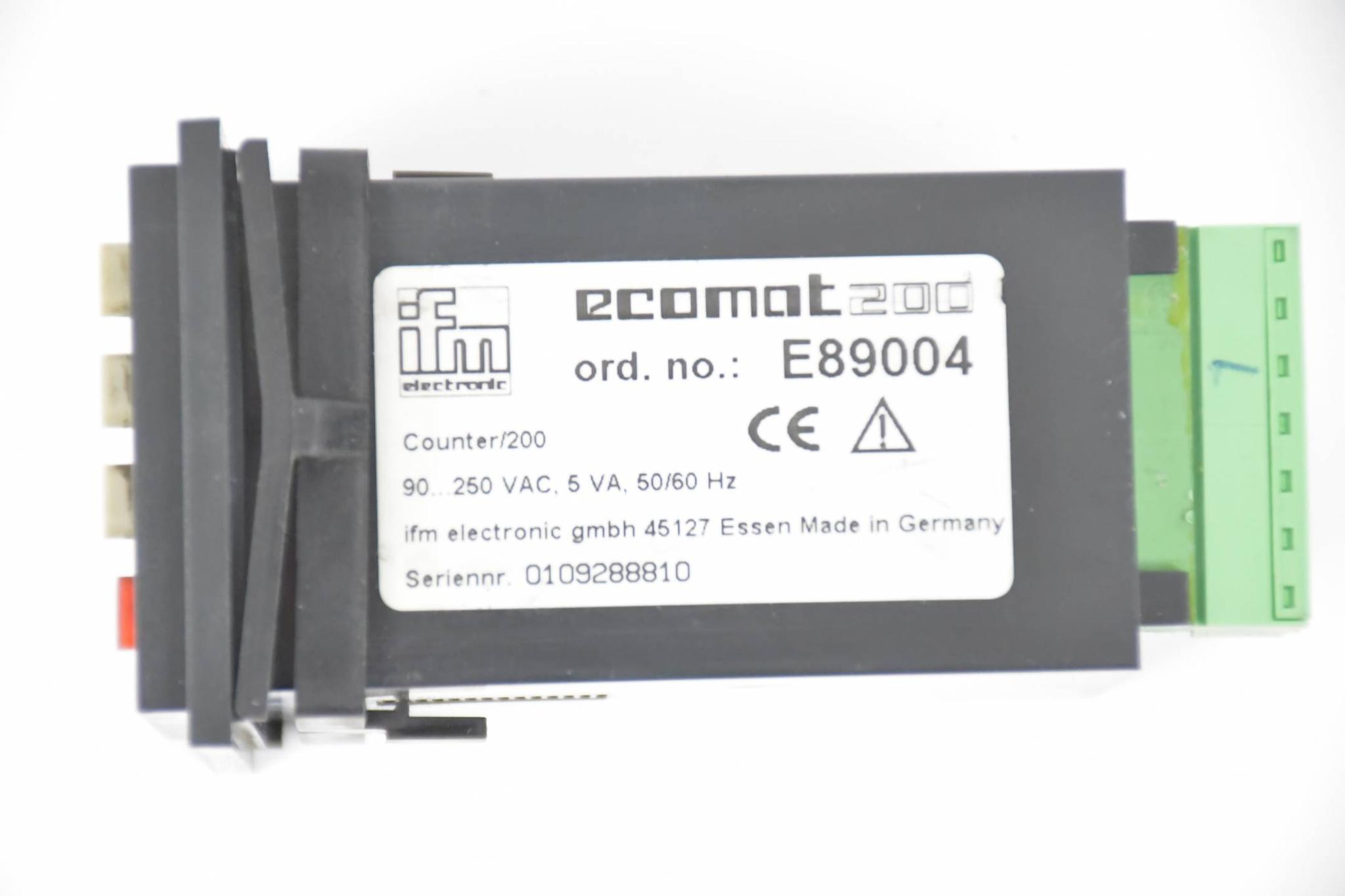 Produktfoto 2 von ifm electronic ecomat 200 counter/200 E89004