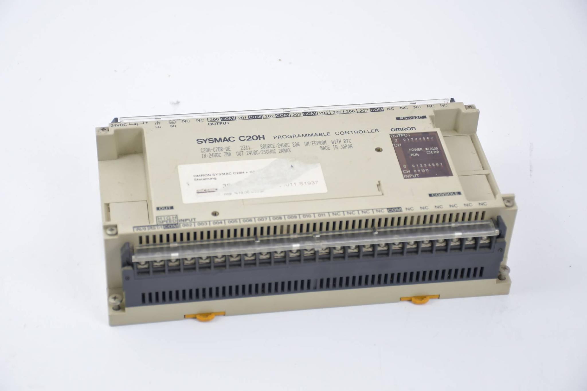 Produktfoto 1 von Omron SYSMAC C20H Programmierbare Steuerung C20H-C7DR-DE ( C20H-C7DR-DE-V1 )