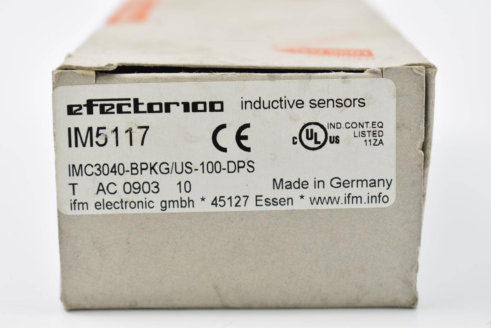 Produktfoto 3 von Ifm IM5117 induktiver Sensor 110-36VDC 200mA IMC3040-BPKG/US-100-DPS