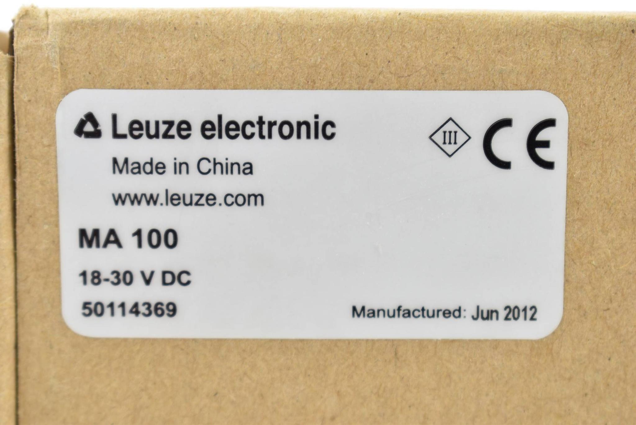 Produktfoto 3 von Leuze electronic modulare Anschlusseinheit 18-30 V DC MA 100  ( 50114369 )