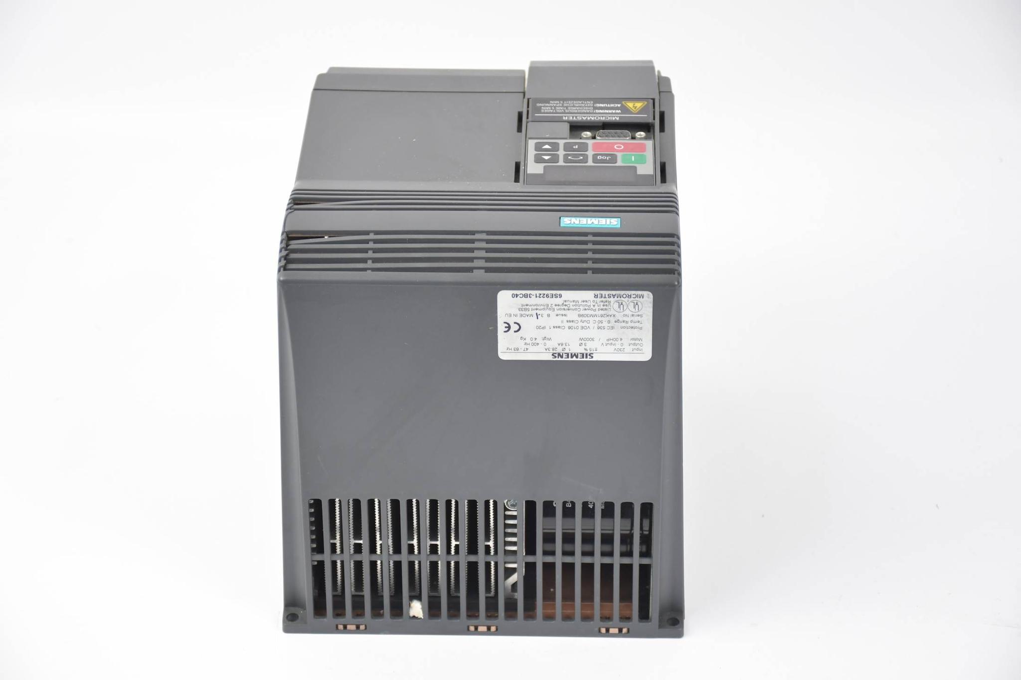 Produktfoto 2 von Siemens Micromaster MM300 6SE9221-3BC40 ( 6SE9 221-3BC40 ) Ver. B.3