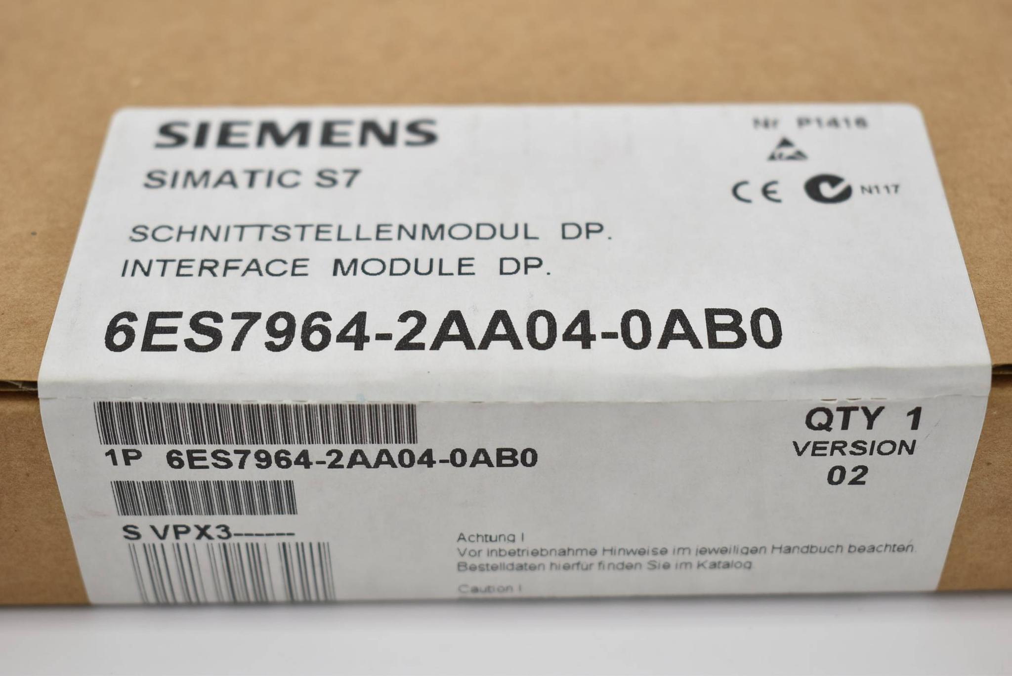 Siemens simatic S7 IF964-DP 6ES7 964-2AA04-0AB0 ( 6ES7964-2AA04-0AB0 )