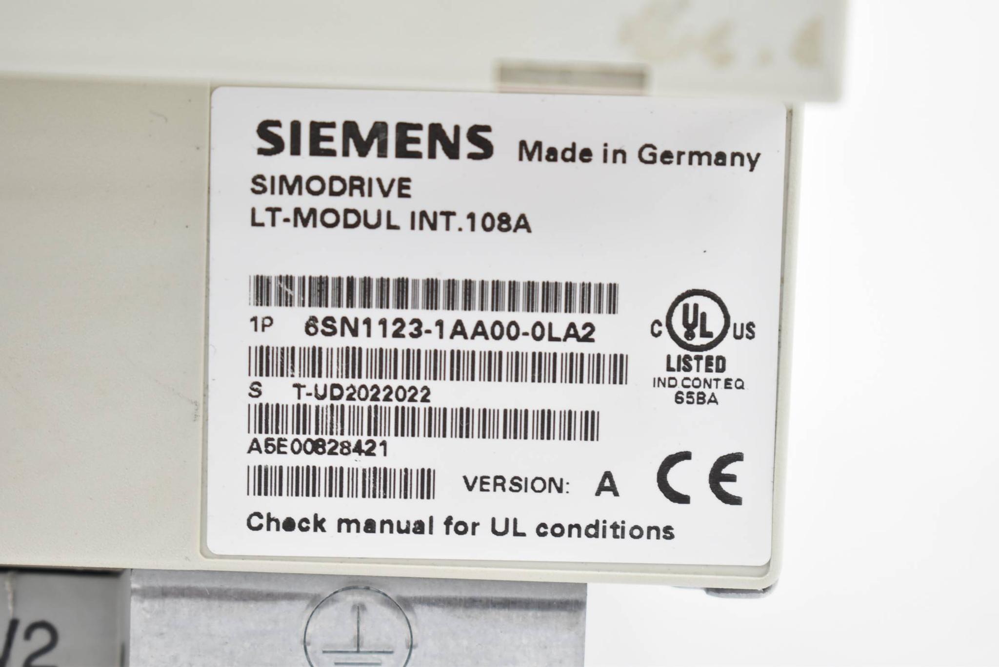 Produktfoto 2 von Siemens simodrive LT-Modul 160A 6SN1123-1AA00-0EA2 ( 6SN1 123-1AA00-0EA2 ) EA