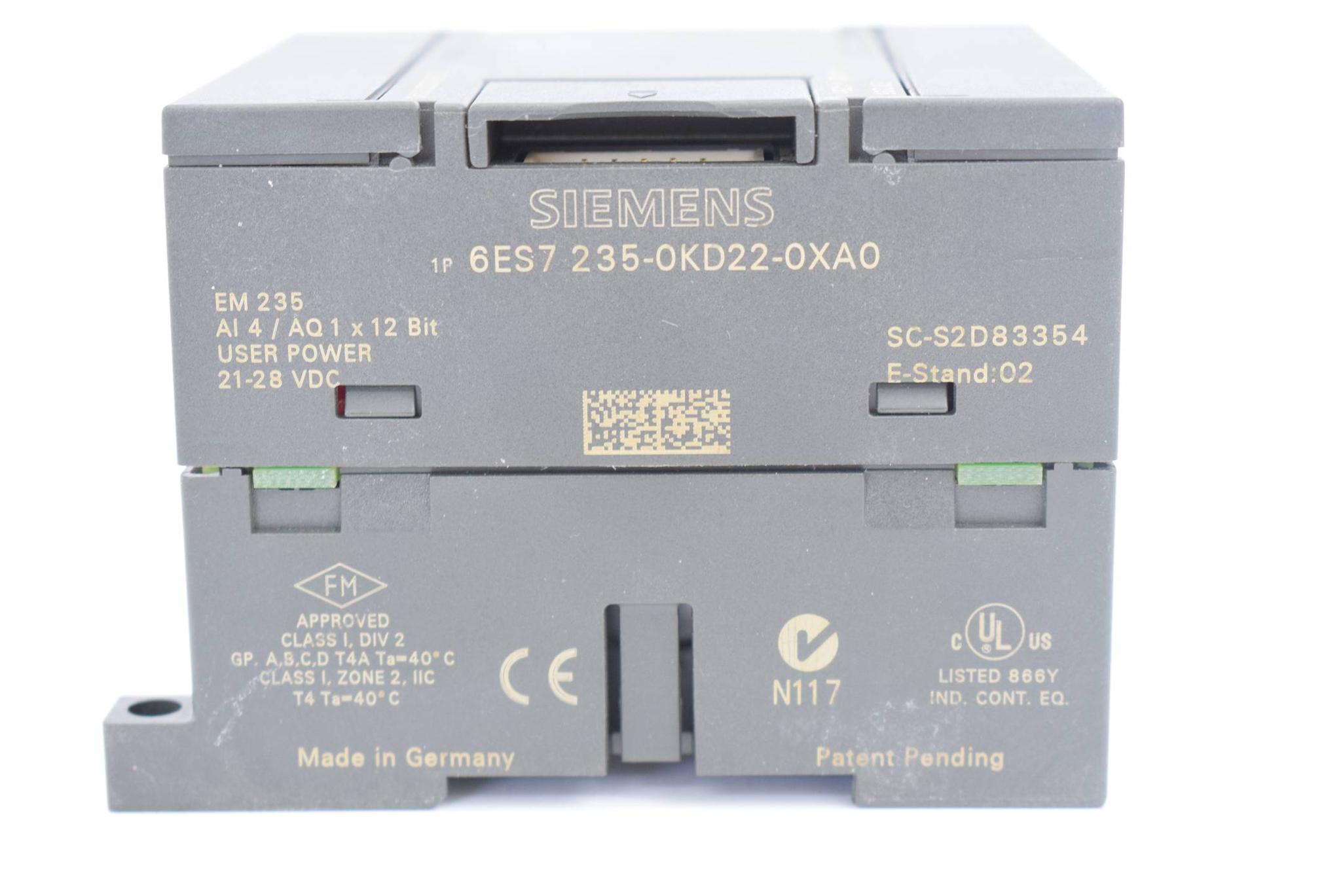 Produktfoto 2 von Siemens simatic S7-200 6ES7 235-0KD22-0XA0 ( 6ES7235-0KD22-0XA0 ) E2