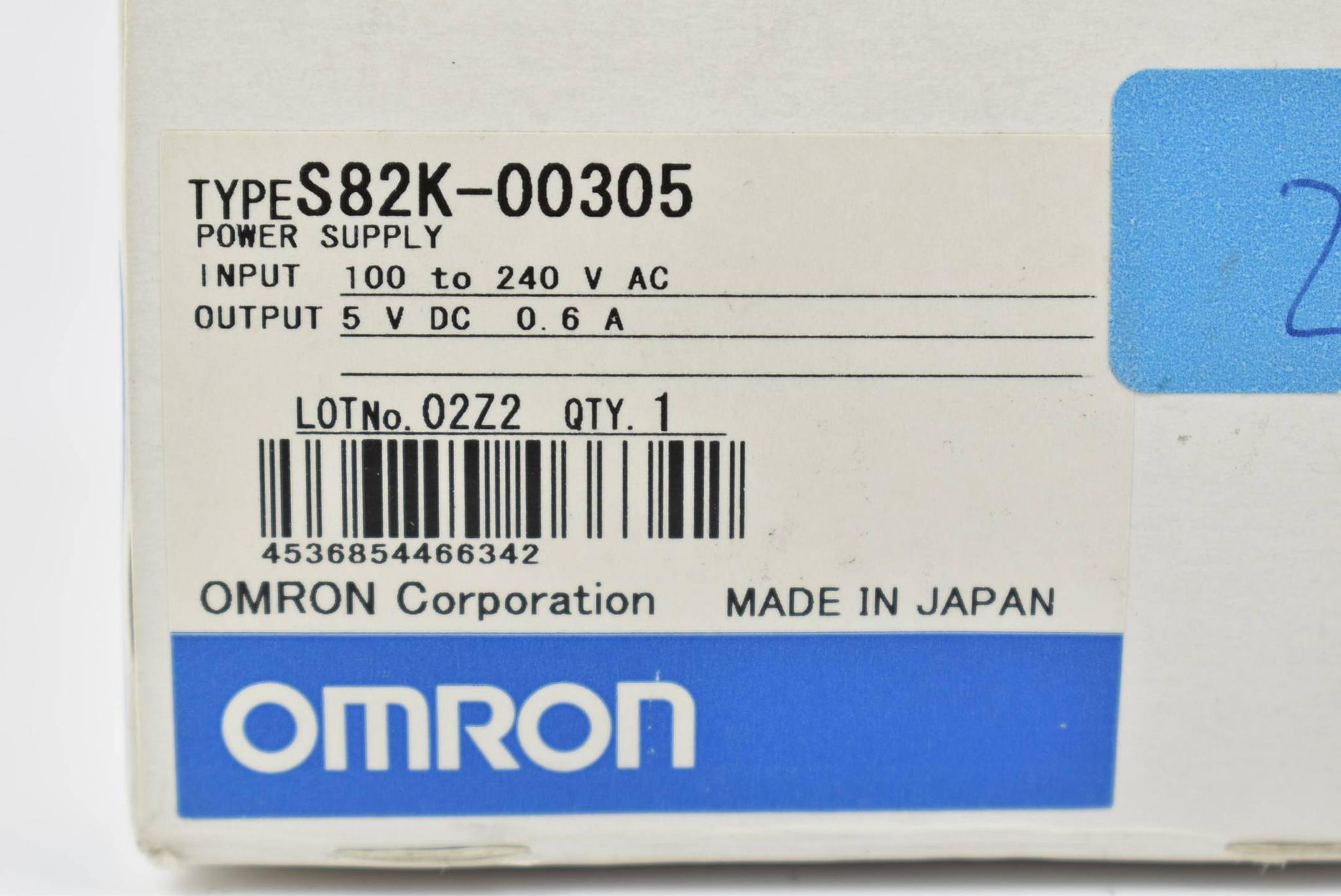 Produktfoto 3 von Omron power supply 100-240 V AC S82K-00305