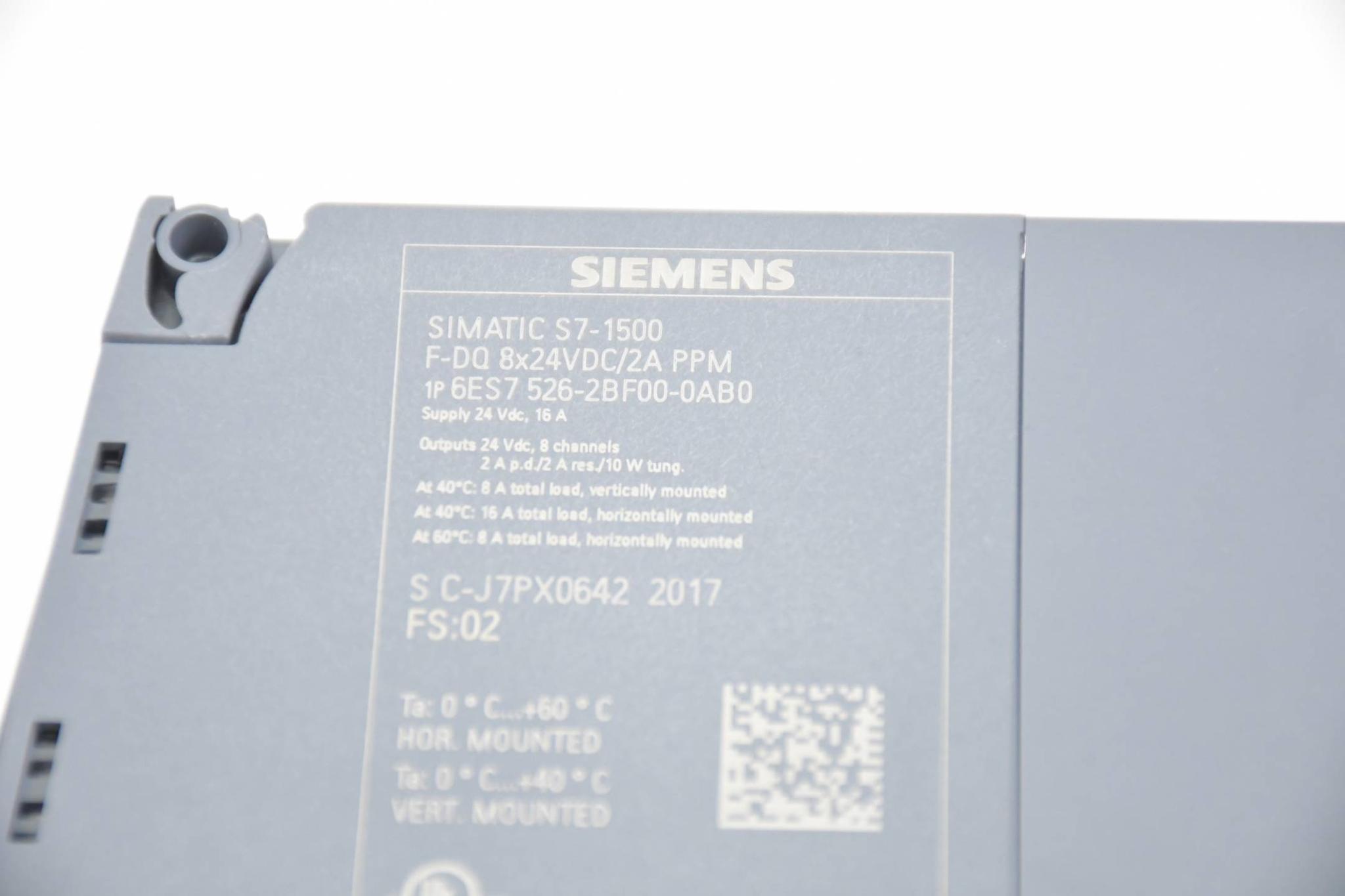 Produktfoto 5 von Siemens simatic S7-1500 digital 6ES7 526-2BF00-0AB0 ( 6ES7526-2BF00-0AB0 ) E2