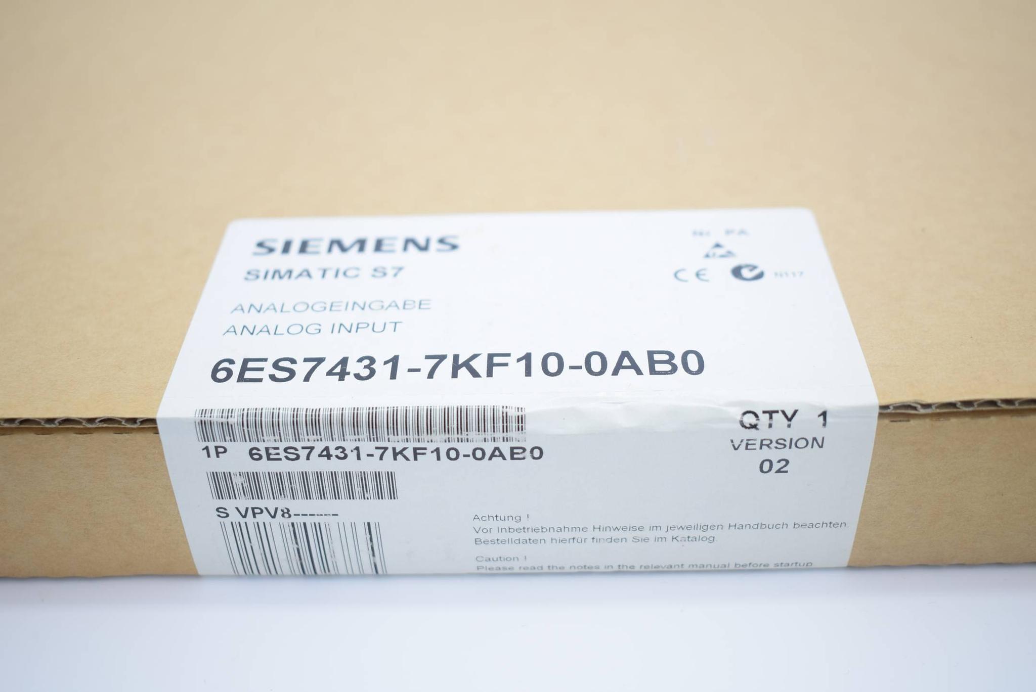 Produktfoto 1 von Siemens simatic S7 SM431 6ES7 431-7KF10-0AB0 ( 6ES7431-7KF10-0AB0 ) E.2