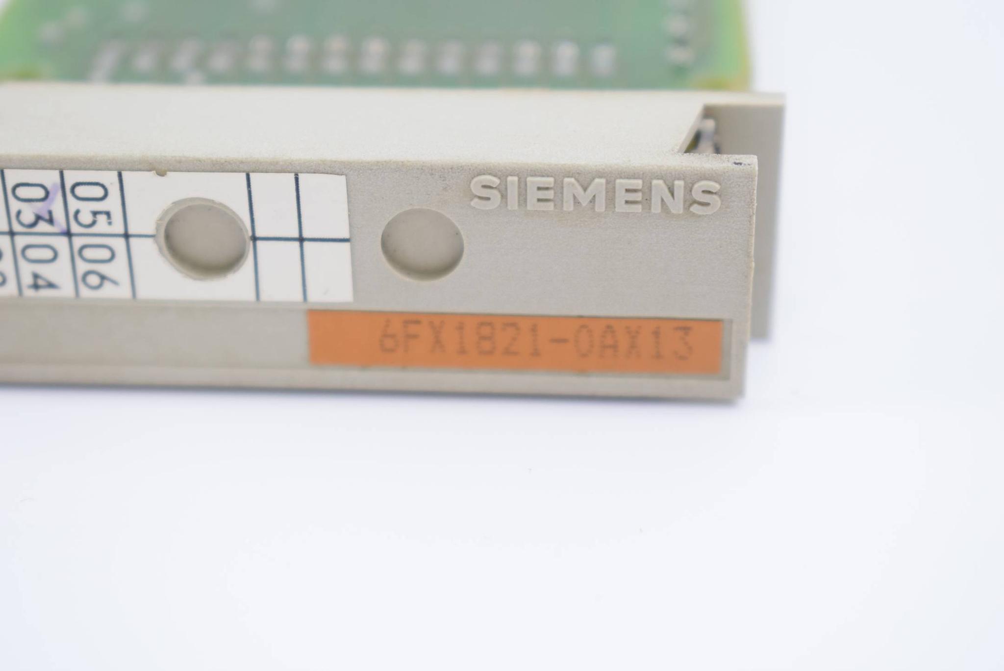 Produktfoto 2 von Siemens sinumerik Sirotec Eprom 6FX1821-0AX13 ( 6FX1 821-0AX13 )