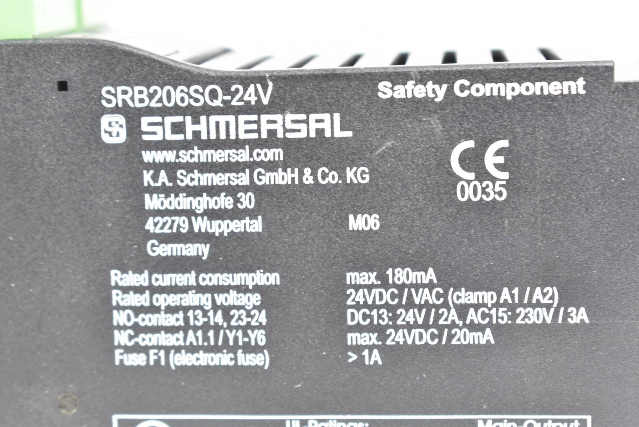 Produktfoto 4 von Schmersal Sicherheitsrelais 24VDC/VAC 20mA SRB 206SQ