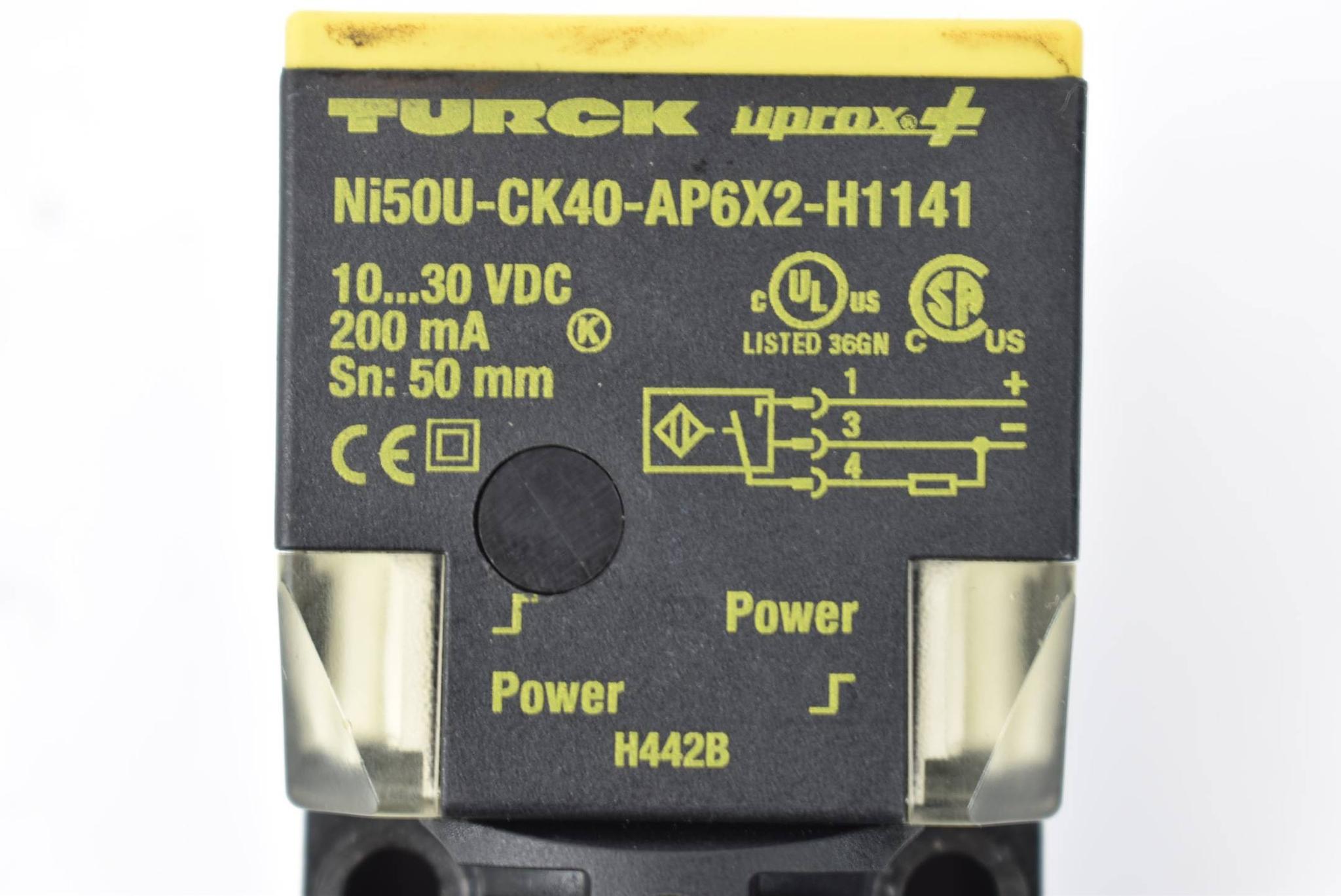 Produktfoto 3 von Turck uprox induktiver Sensor 10-30VDC 200mA 50mm Ni50U-CK40-AP6X2-H1141