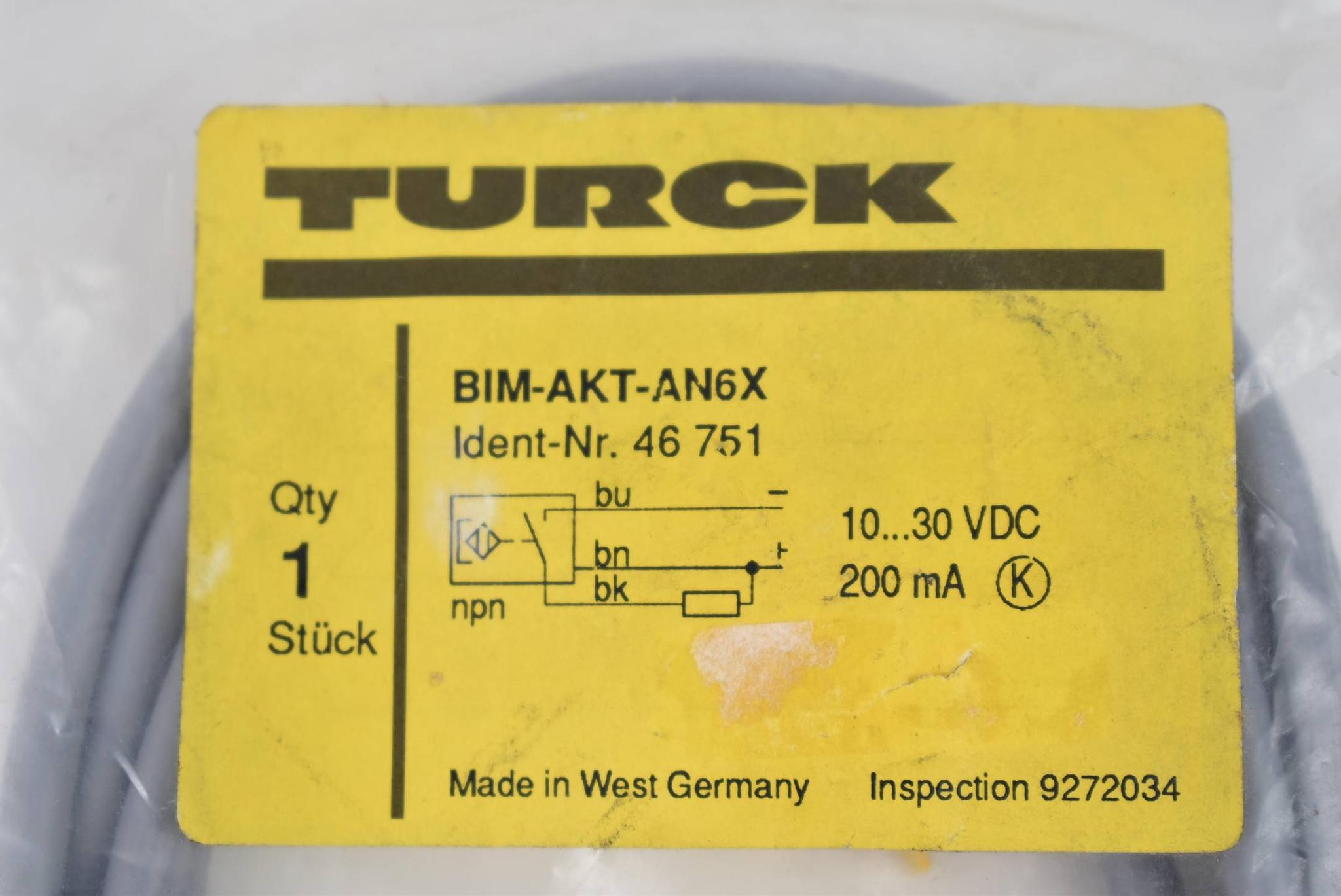 Produktfoto 3 von Turck Magnetfeldsensor 10-30VDC 200mA BIM-AKT-AN6X