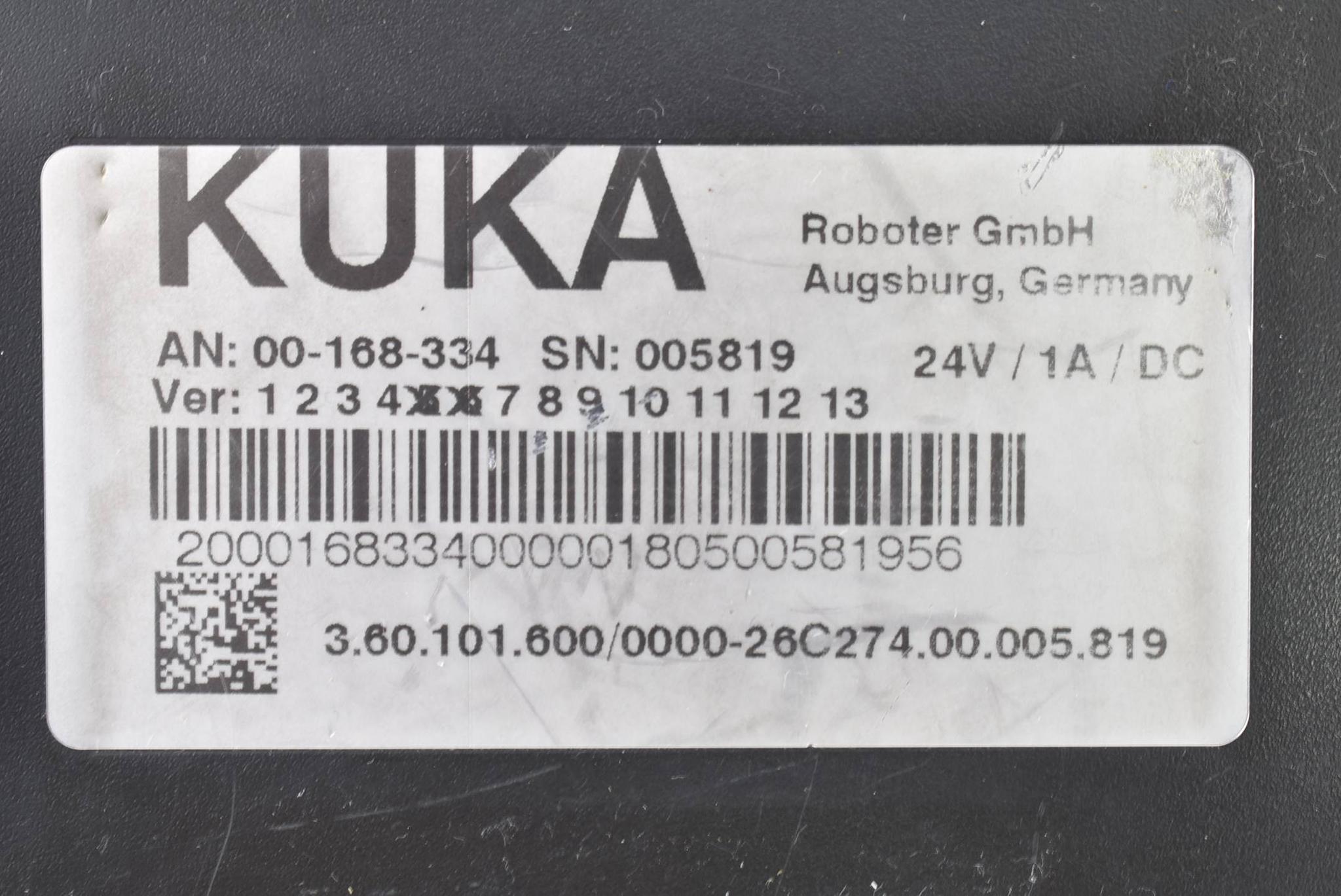 Produktfoto 3 von KUKA Roboter KRC4 SmartPad Control Panel 24V DC 1A 00-168-334