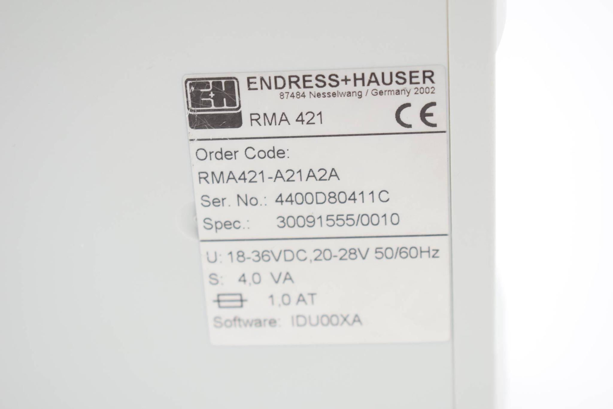 Produktfoto 2 von Endress + Hauser RMA 421 ( RMA421-A21A2A )