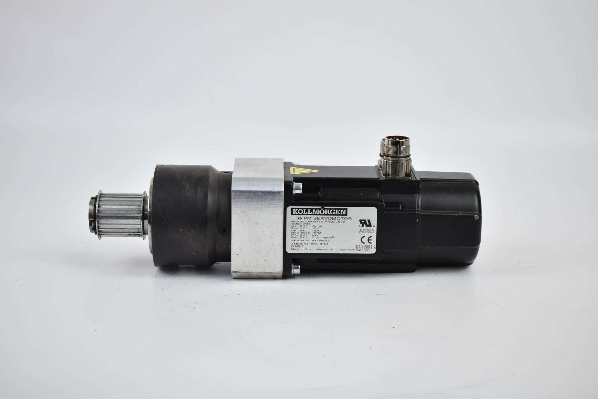 Produktfoto 1 von Kollmorgen Servomotor 0,85kW 1,8Nm 2,54A 6000rpm AKM41E-ANG2LB00