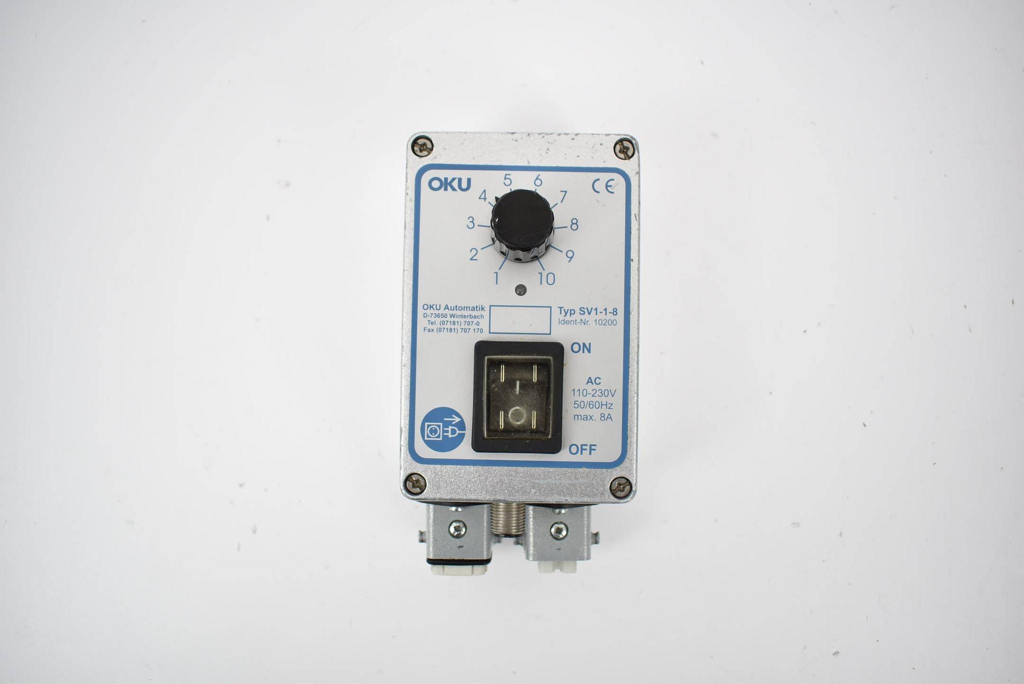 Produktfoto 1 von OKU Automatik Controller Steuergerät 110-230 V AC 50/60 Hz 8 A SV1-1-8 ( 10200 )