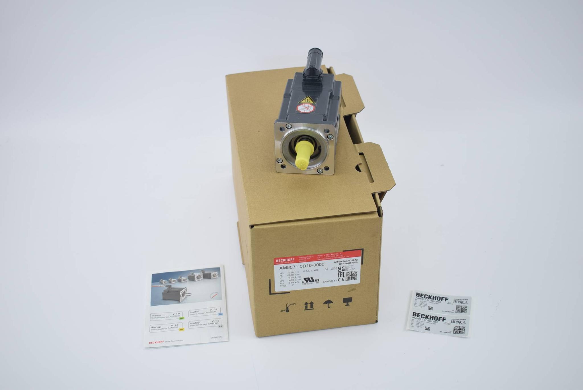 Produktfoto 1 von Beckhoff Servomotor AM8031-0D10-0000 ( 031672 )