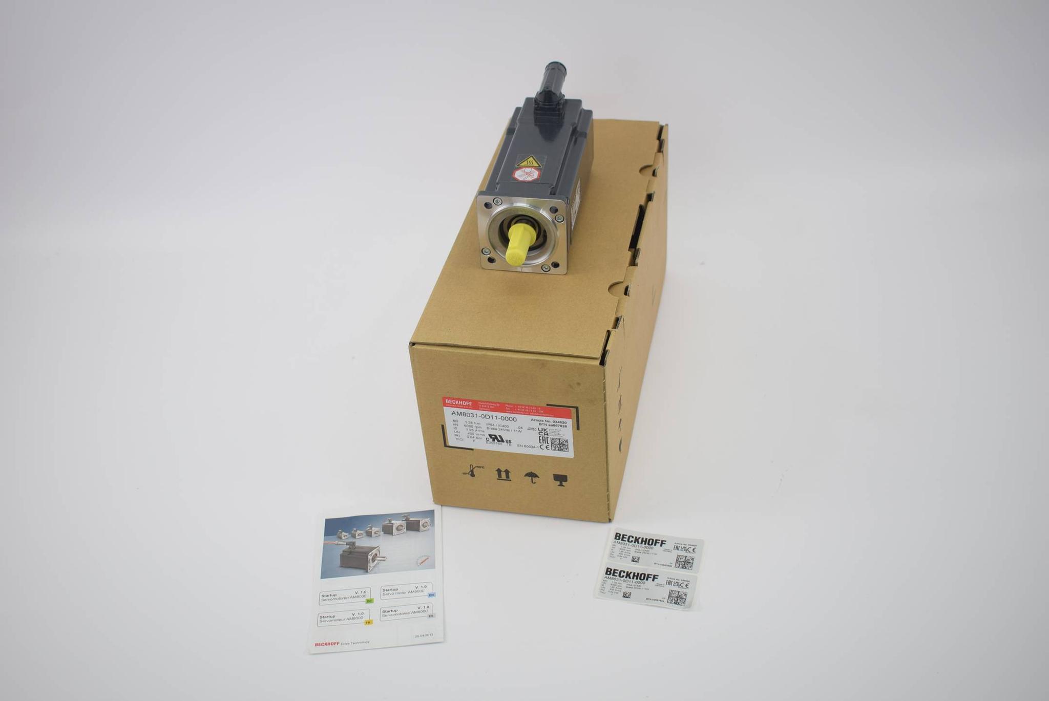 Produktfoto 1 von Beckhoff Servomotor AM8031-0D11-0000 ( 034620 )