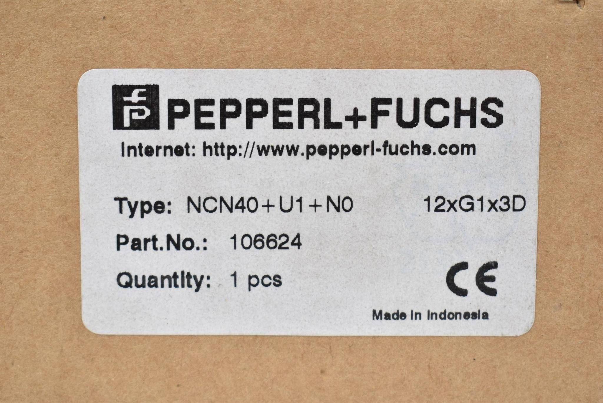 Produktfoto 3 von Pepperl+Fuchs VariKont induktiver Sensor 8VDC NCN40+U1+N0 ( 230307 )