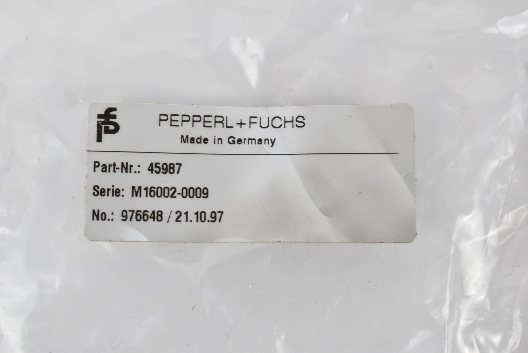 Produktfoto 2 von Pepperl+Fuchs Kupplung M16002-0009 ( 45987 )