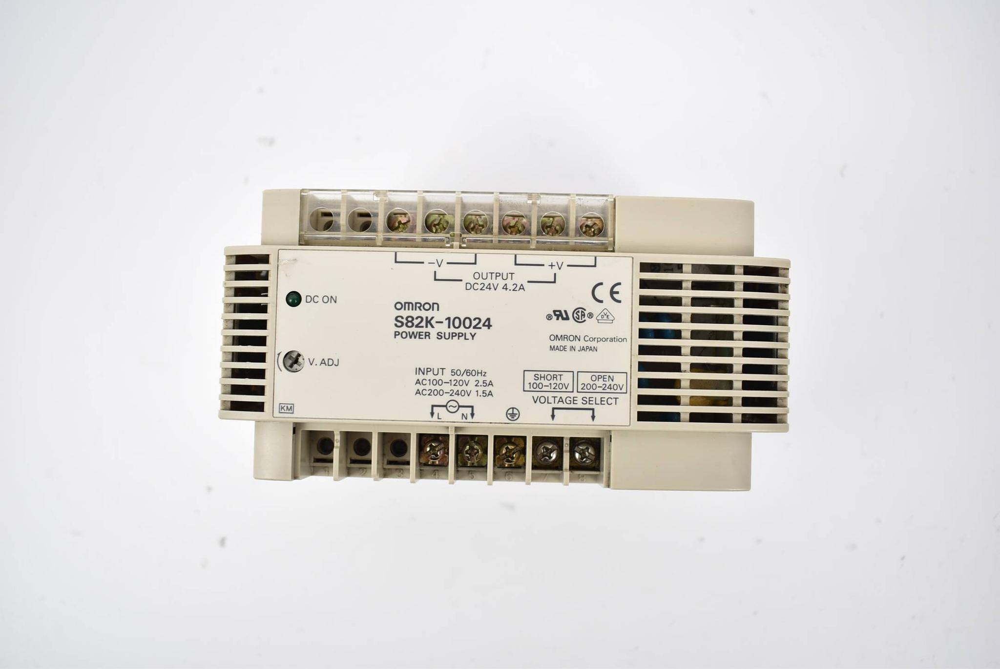 Produktfoto 1 von Omron Power supply 50/60Hz AC100-120V 2,5A AC200-240V 1,5A S82K-10024