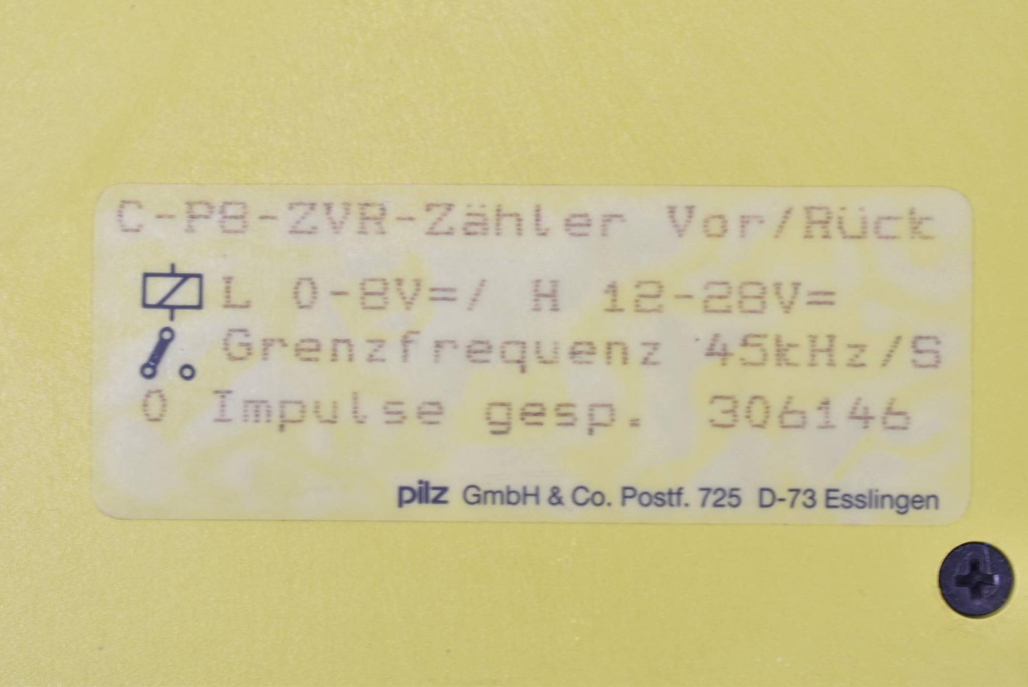 Produktfoto 3 von Pilz C-P8-ZVR-Zähler Vor/Rück 12-28V 45kHz/s ( 306146 )