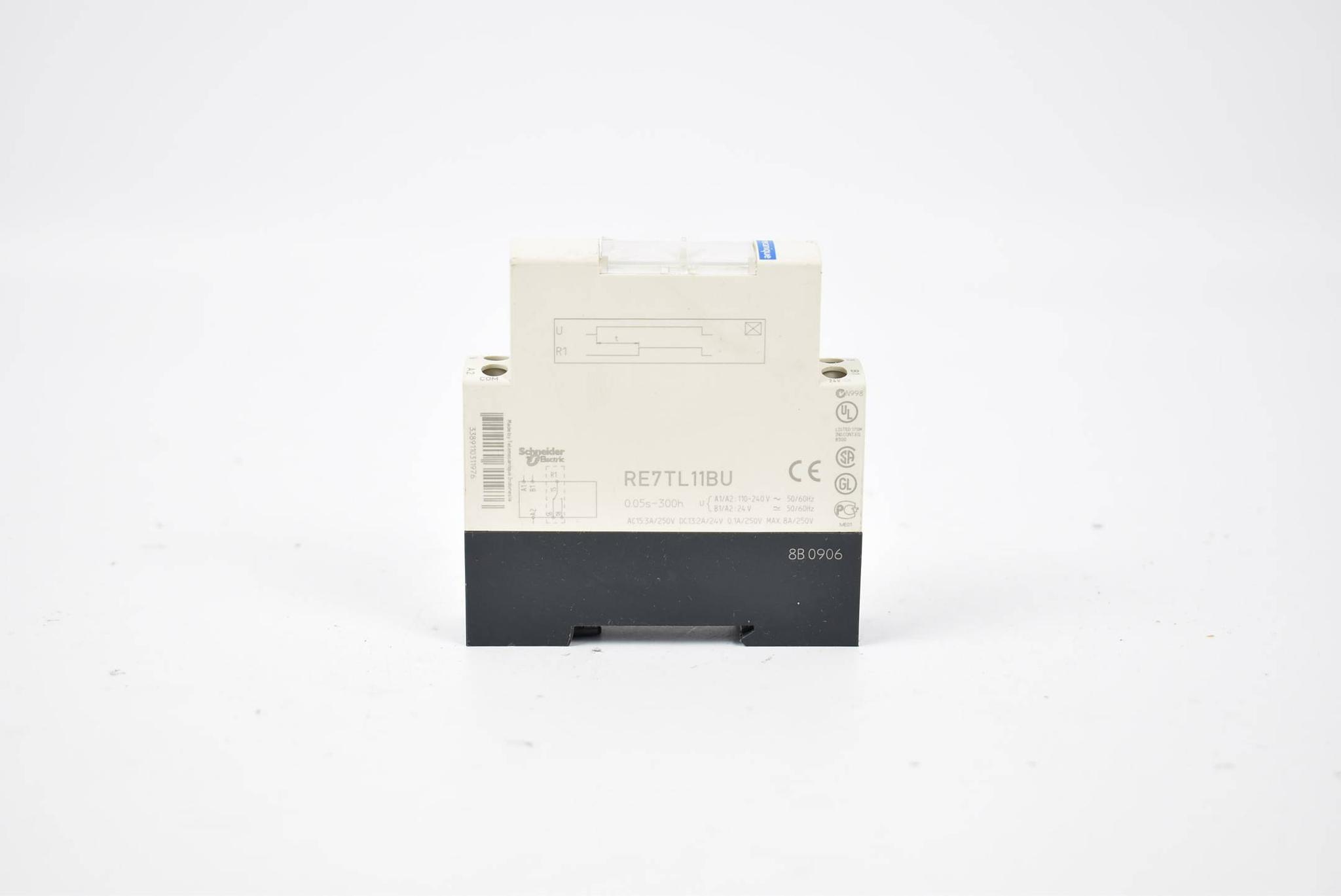 Produktfoto 1 von Telemecanique Schneider electric Zeitrelais 0,05s-300h 50/60Hz RE7TL11BU