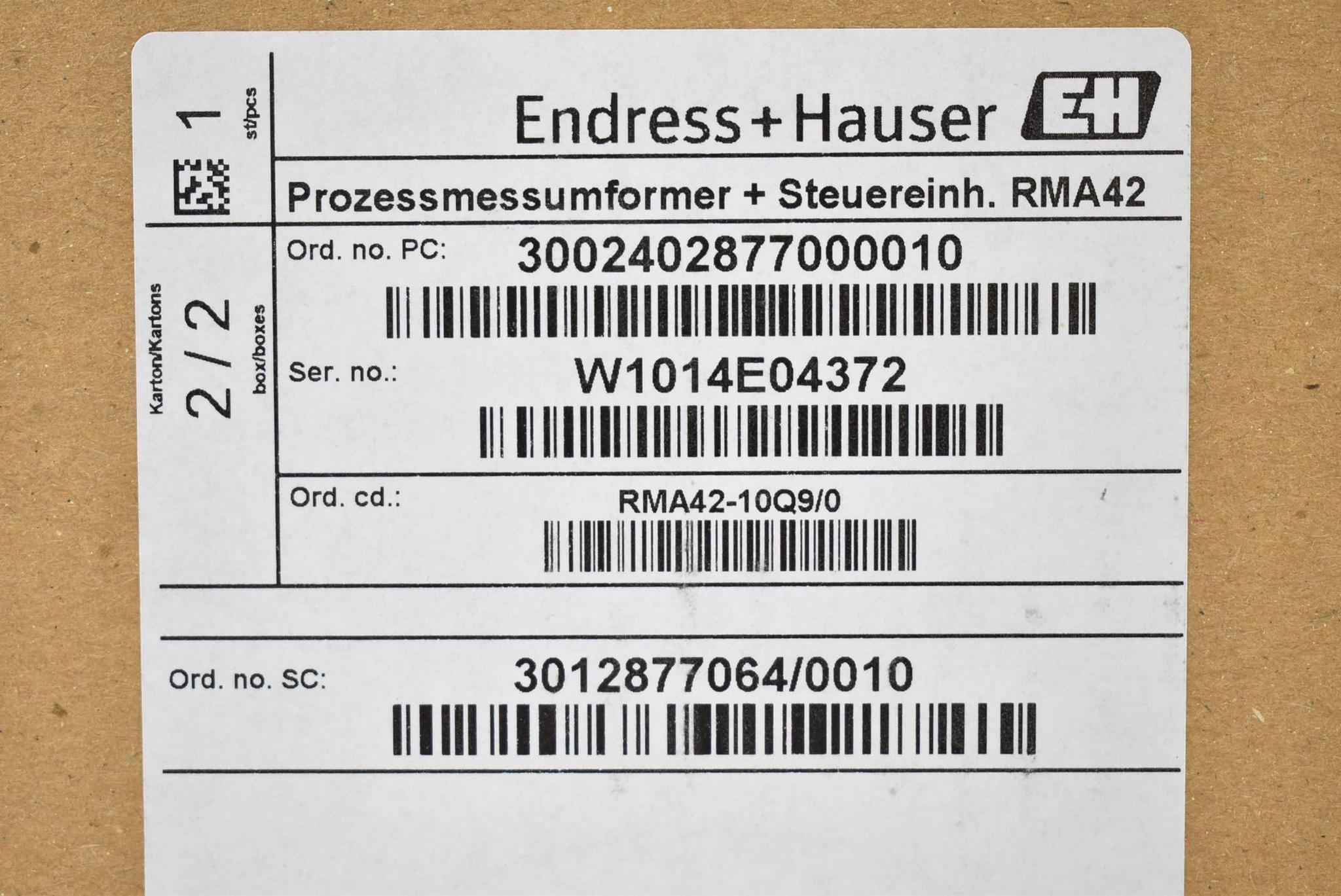 Produktfoto 3 von Endree+Hauser Prozessmessumformer + Steuereinheit RMA42 ( RMA42-10Q9/0 )