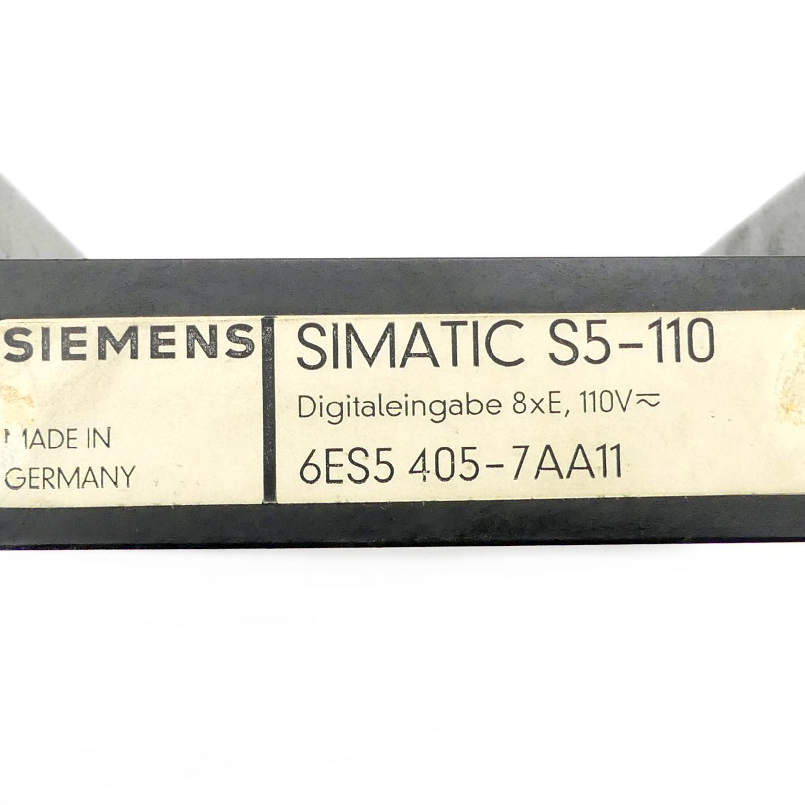 Produktfoto 2 von SIEMENS Digitaleingabe Simatic S5-110