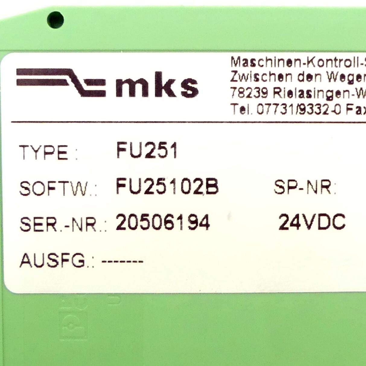 Produktfoto 2 von MOTRONA Signalkonverter FU25102B