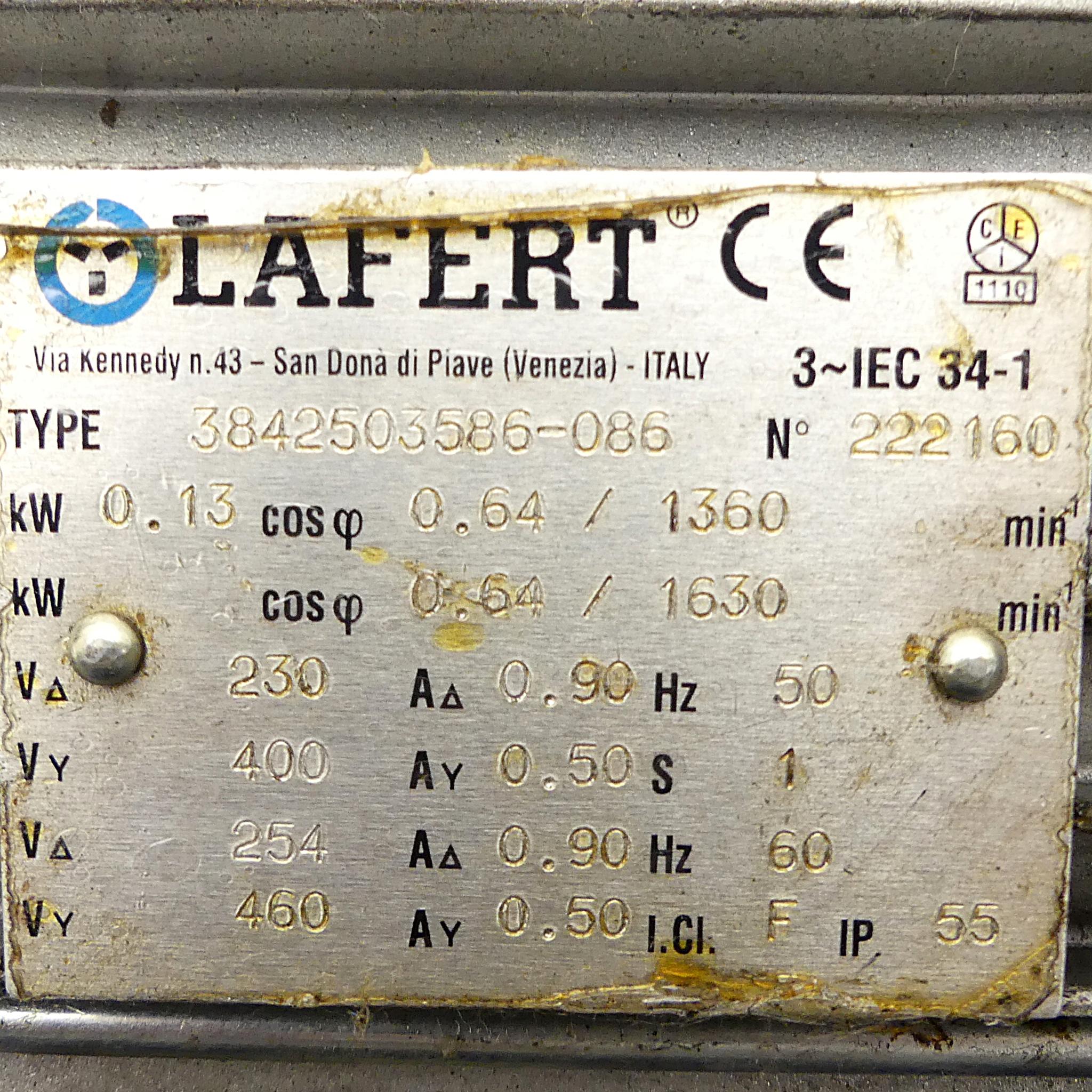 Produktfoto 2 von LAFERT Drehstrommotor