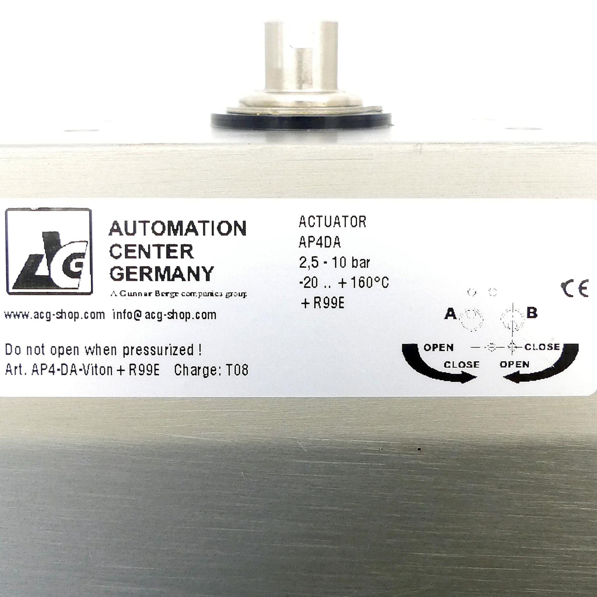 Produktfoto 2 von AUTOMATION CENTER GERMANY Pneumatischer Stellantrieb