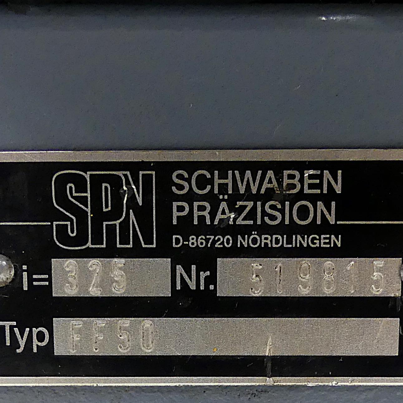 Produktfoto 2 von SCHWABEN PRäZISION Getriebe FF50