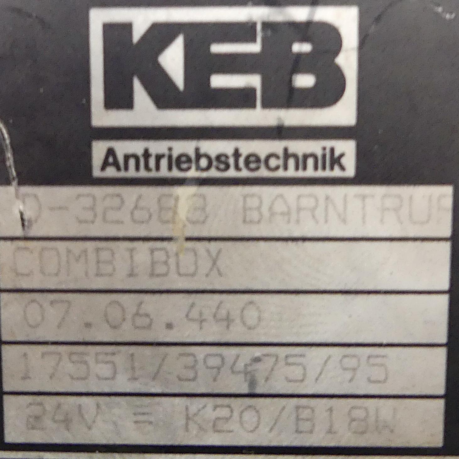 Produktfoto 2 von KEB ANTRIEBSTECHNIK Elektromotor D-32683 BARNTRUP