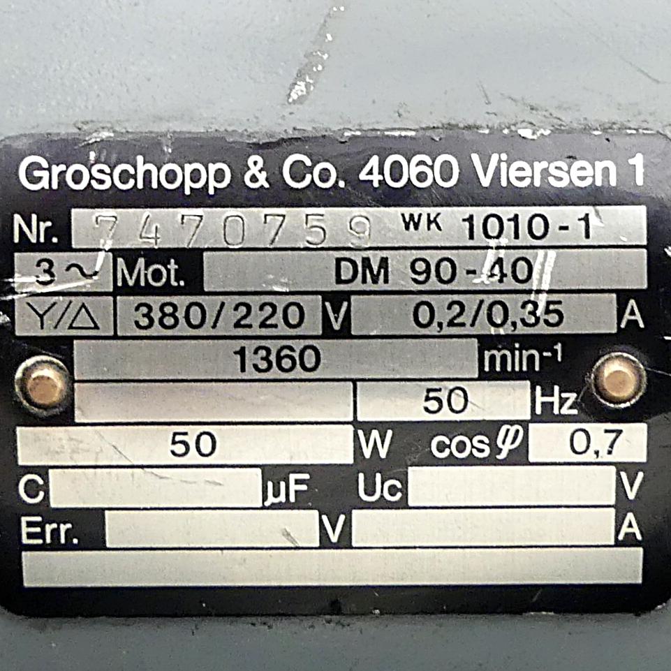 Produktfoto 2 von GROSCHOPP Getriebemotor DM 90-40