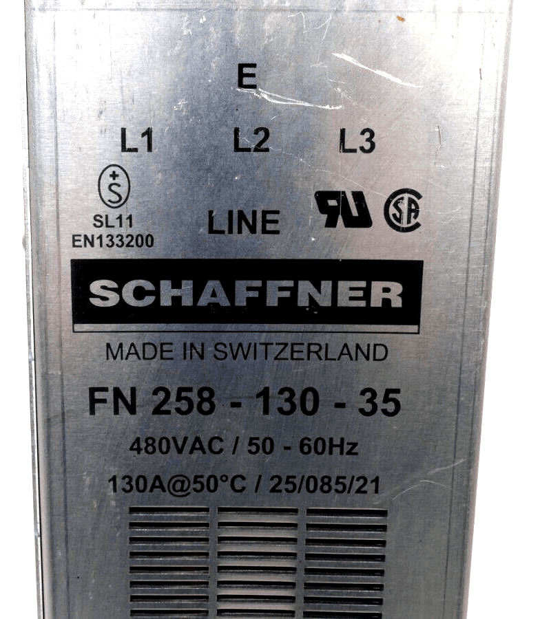 Produktfoto 2 von SCHAFFNER FN 258-130-35 Mains Filter 480VAC / 50-60Hz