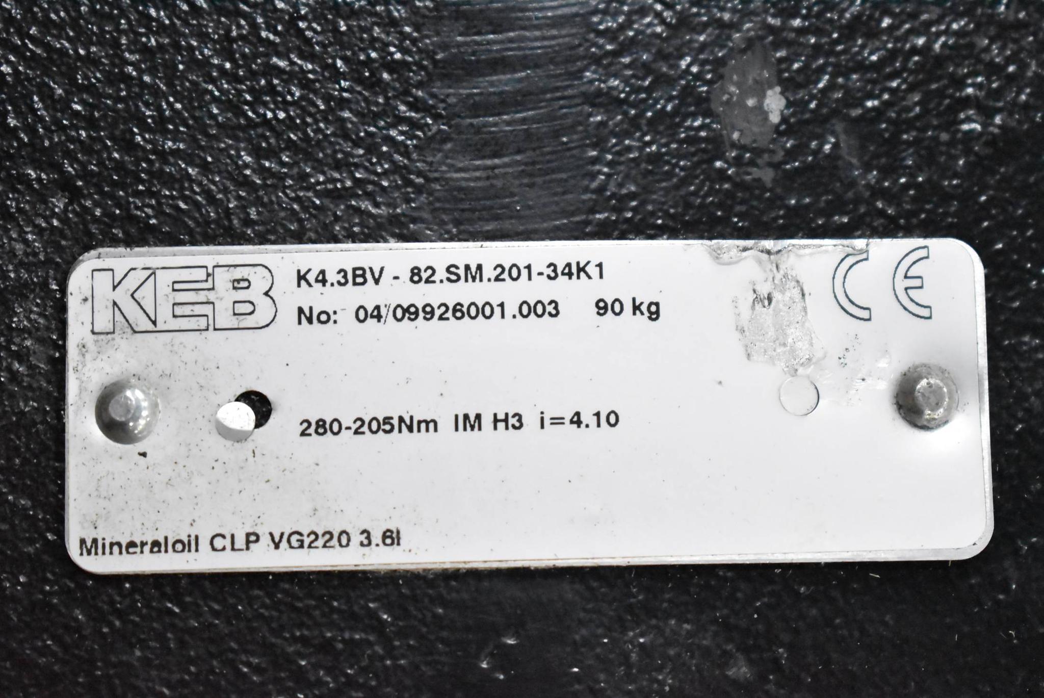 Produktfoto 4 von KEB Getriebemotor K4.3BV-82.SM.201-34K1 inkl. Encoder CE 65M ( 110-01460 )