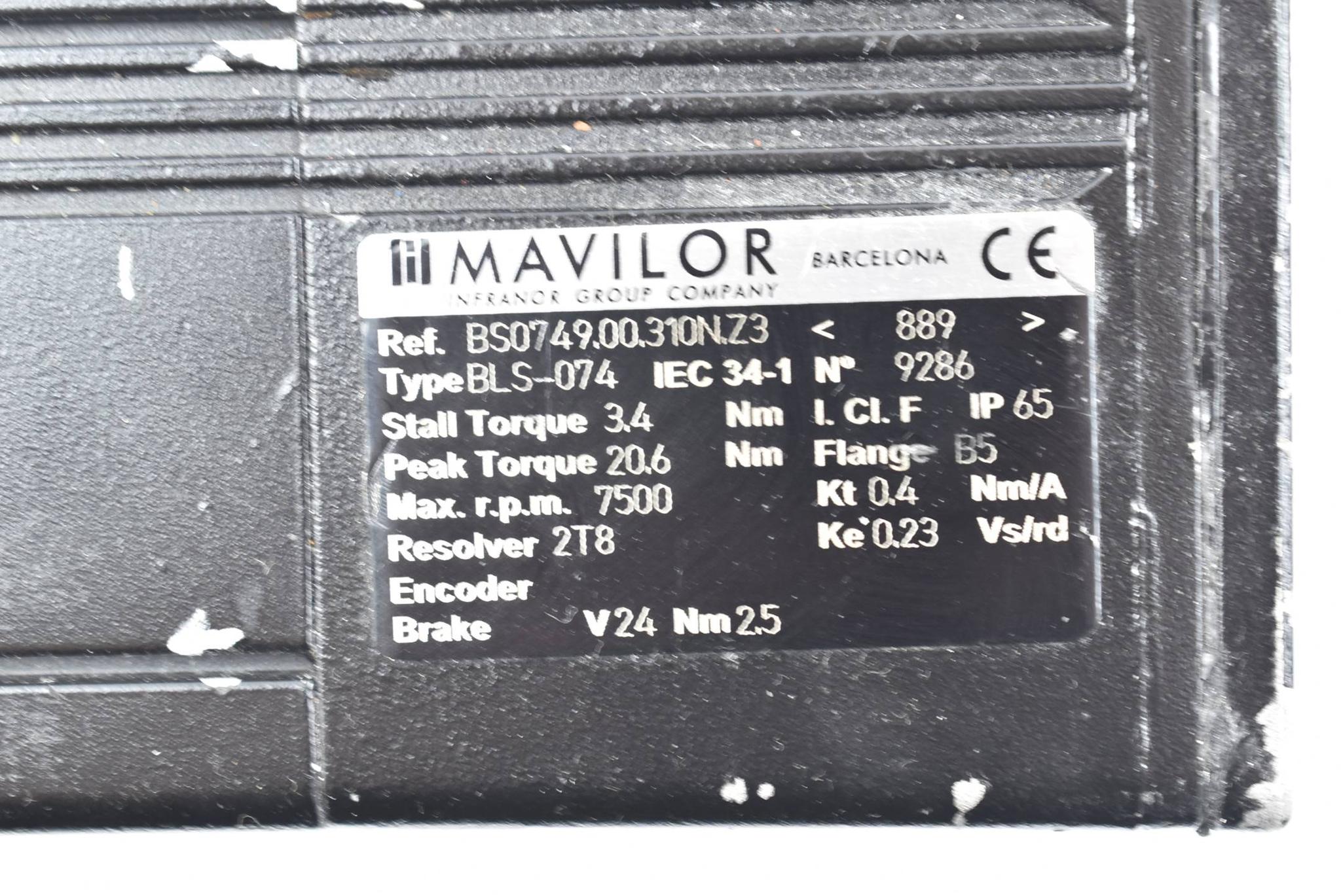 Produktfoto 2 von Infranor Mavilor Servomotor BLS-074 ( BS0749.00.310N.Z3 )